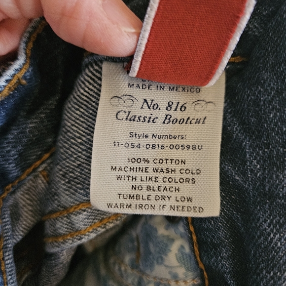 John B. Stetson Jeans Women's Size 10. Straight Leg Jeans - Picture 8 of 10